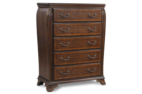 Montecito - Chest - Cherry - Premium Accent Chests from New Classic - Just $950! Shop now at brett interiors