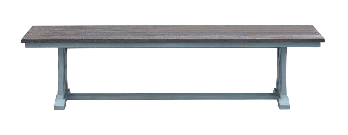 Bar Harbor - Dining Bench - Blue - Premium Dining Benches from Coast2Coast Home - Just $1650! Shop now at brett interiors