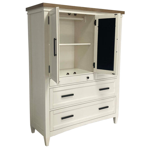 Americana Modern Bedroom - Door Chest - Cotton - Premium Door Chests from Parker House - Just $1497.50! Shop now at brett interiors