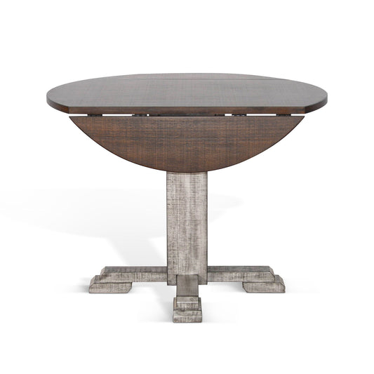 Homestead Hills - Drop Leaf Table - Tobacco Leaf / Alpine Grey - Premium Dining Tables from Sunny Designs - Just $427! Shop now at brett interiors