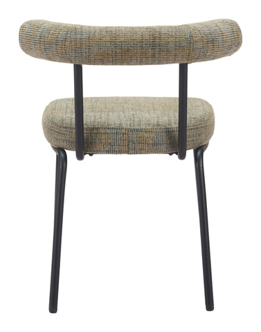 Kede - Dining Chair - Green Tweed - Premium Side Chairs from Zuo Modern - Just $1000! Shop now at brett interiors