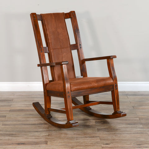 Santa Fe - Rocker - Light Brown - Premium Rocker Chairs from Sunny Designs - Just $434! Shop now at brett interiors