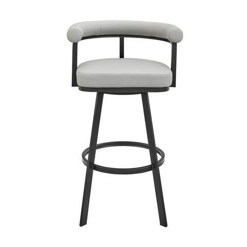 Magnolia - Swivel Stool - Black Metal - Premium Counter Height (24"-27") from Armen Living - Just $395! Shop now at brett interiors