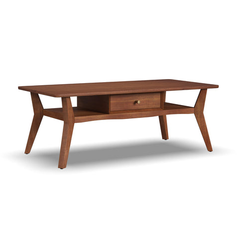 Ludwig - Occasional Rectangular Coffee Table with Drawer - Dark Brown - Premium Coffee Tables from Flexsteel - Just $462.50! Shop now at brett interiors