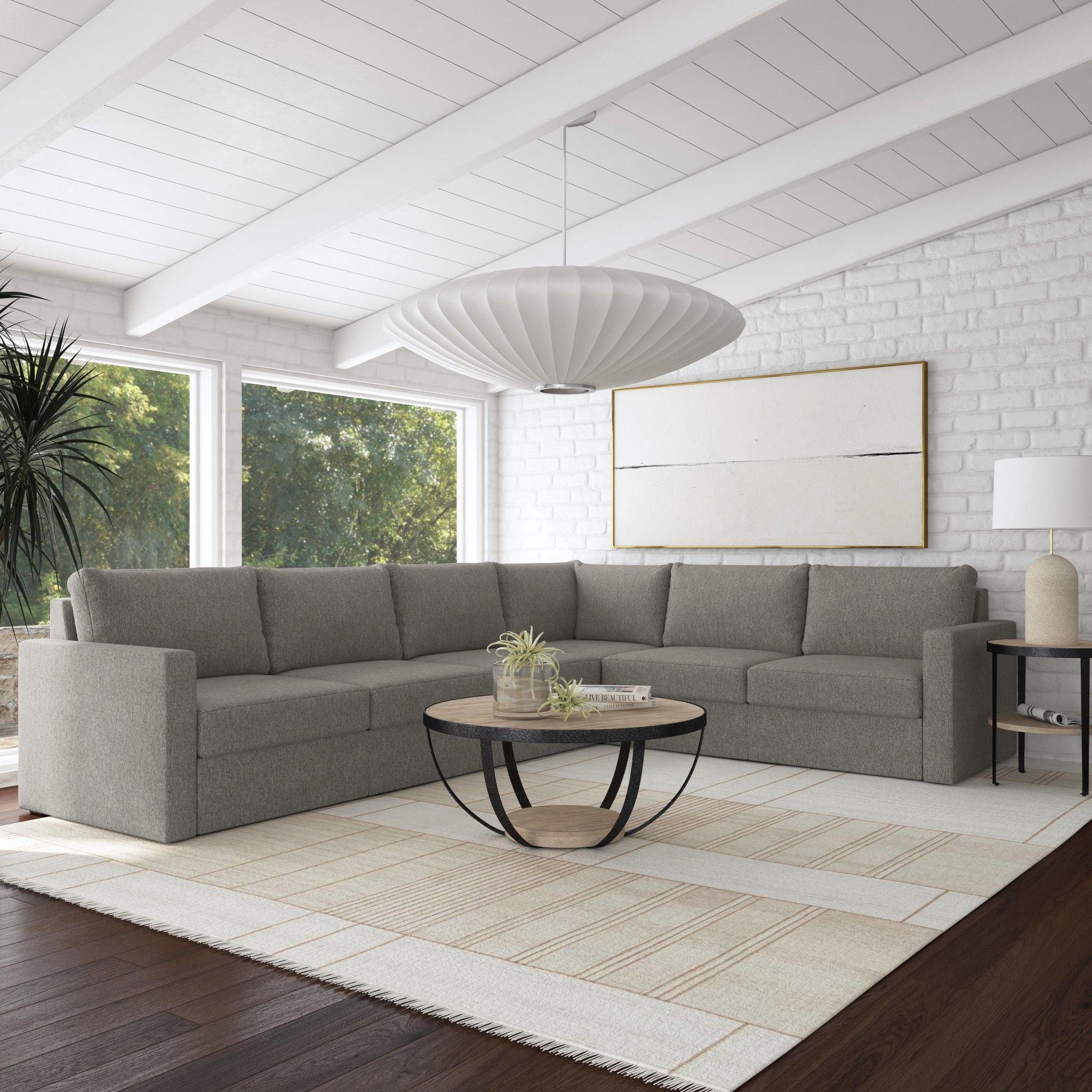 Flex - Sectional with Standard Arm - Premium Stationary Sectionals from Homestyles - Just $9497.50! Shop now at brett interiors