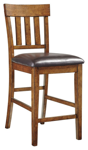 Ralene - Medium Brown - Upholstered Barstool (Set of 2) - Premium Stool Sets from Signature Design by Ashley® - Just $300.30! Shop now at brett interiors