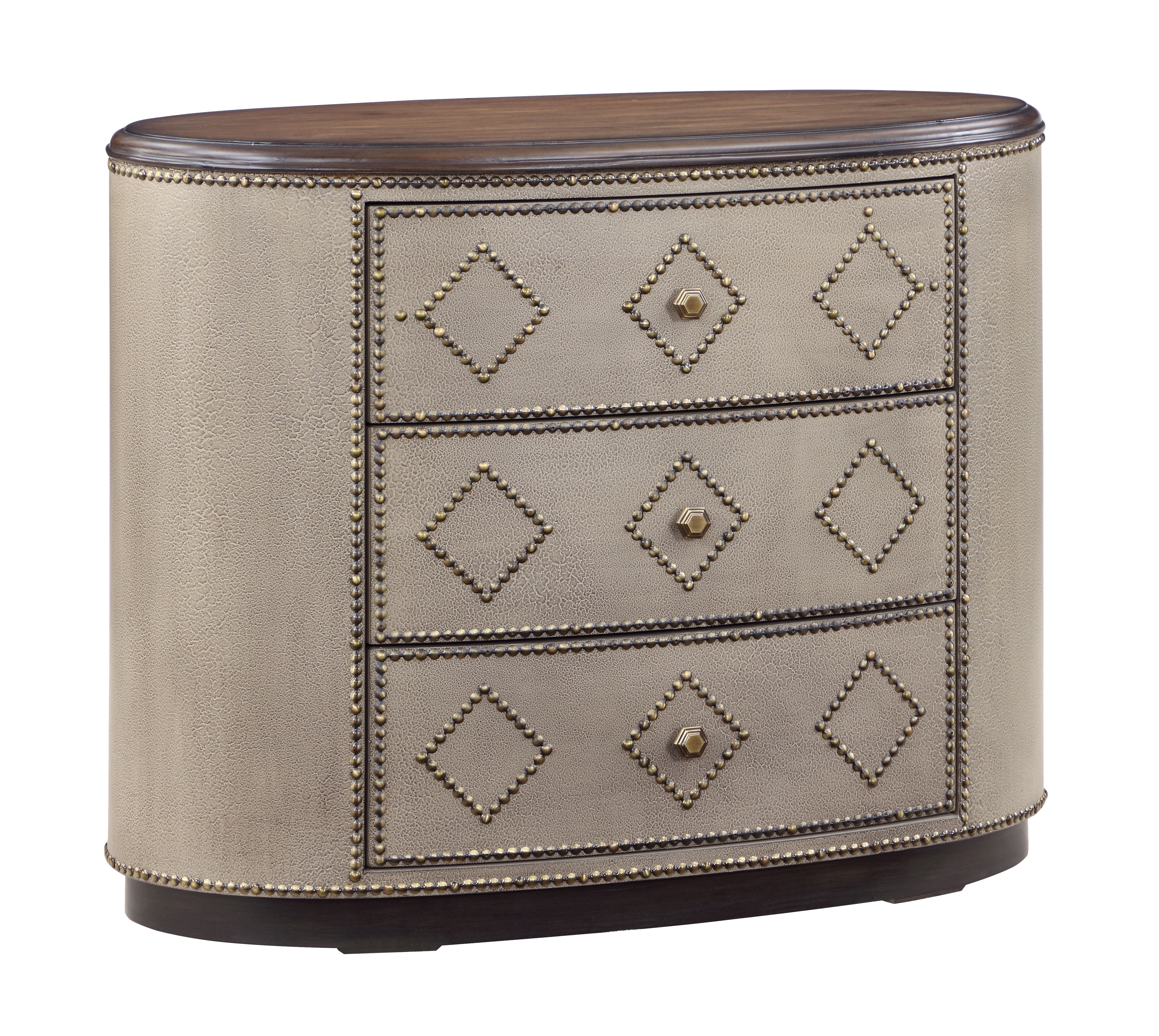 Somerset - Three Drawer Accent Chest - Textured Gray / Brown - Premium Accent Chests from Coast2Coast Home - Just $2475! Shop now at brett interiors