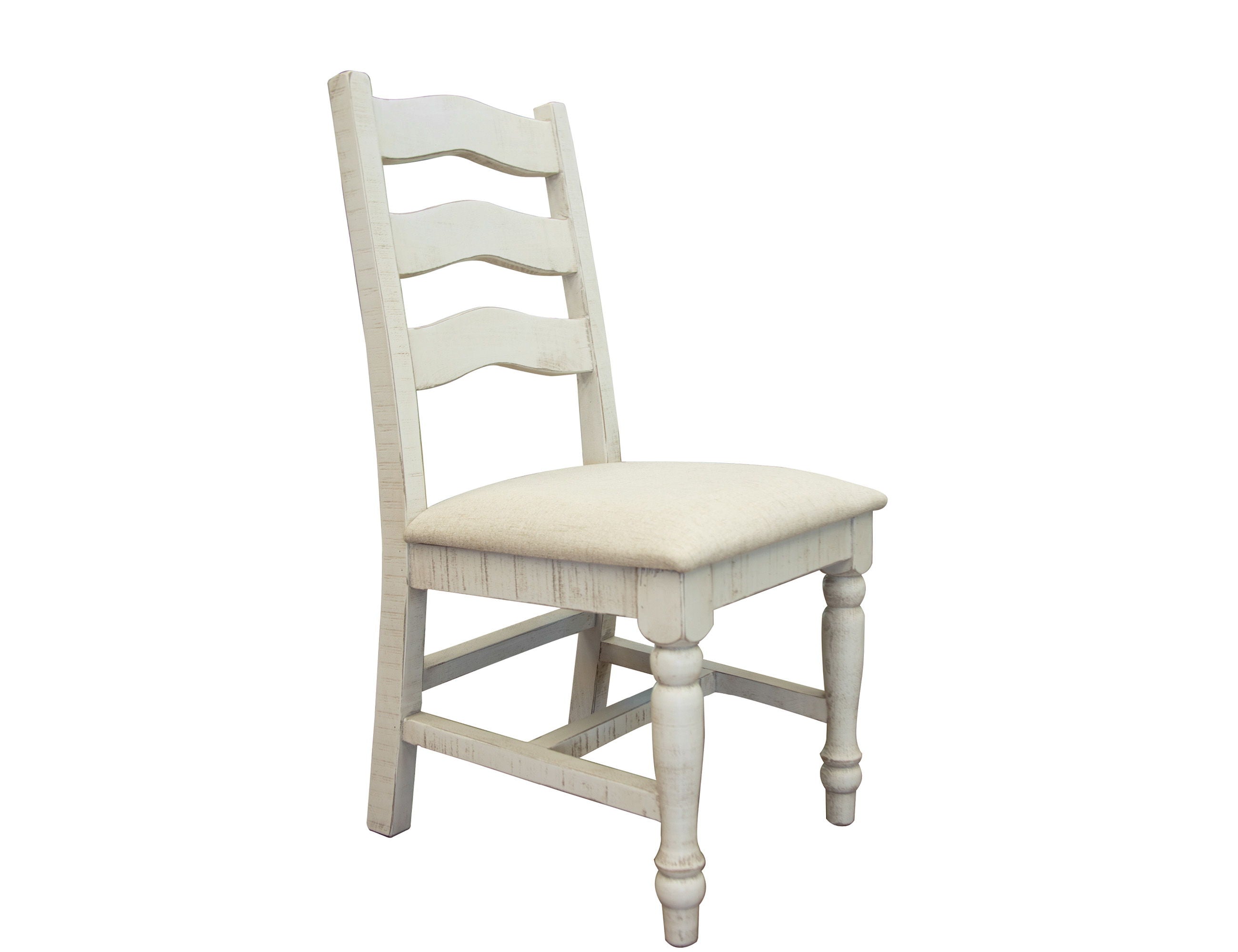 Stone - Chair With Turned Legs - Antique Ivory - Premium Desk Chairs from International Furniture Direct - Just $270! Shop now at brett interiors