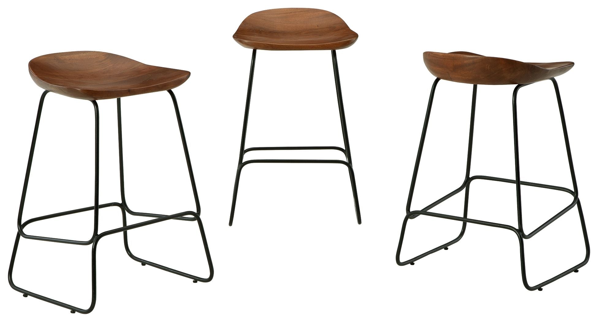 Wilinruck - Dark Brown - Stool (Set of 3) - Premium Stool Sets from Signature Design by Ashley® - Just $493.80! Shop now at brett interiors