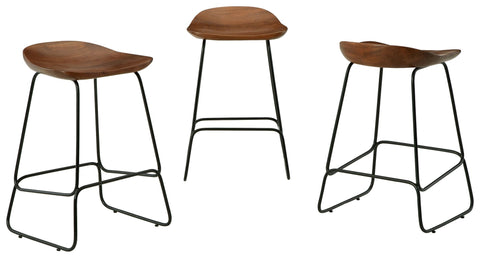 Wilinruck - Dark Brown - Stool (Set of 3) - Premium Stool Sets from Signature Design by Ashley® - Just $493.80! Shop now at brett interiors