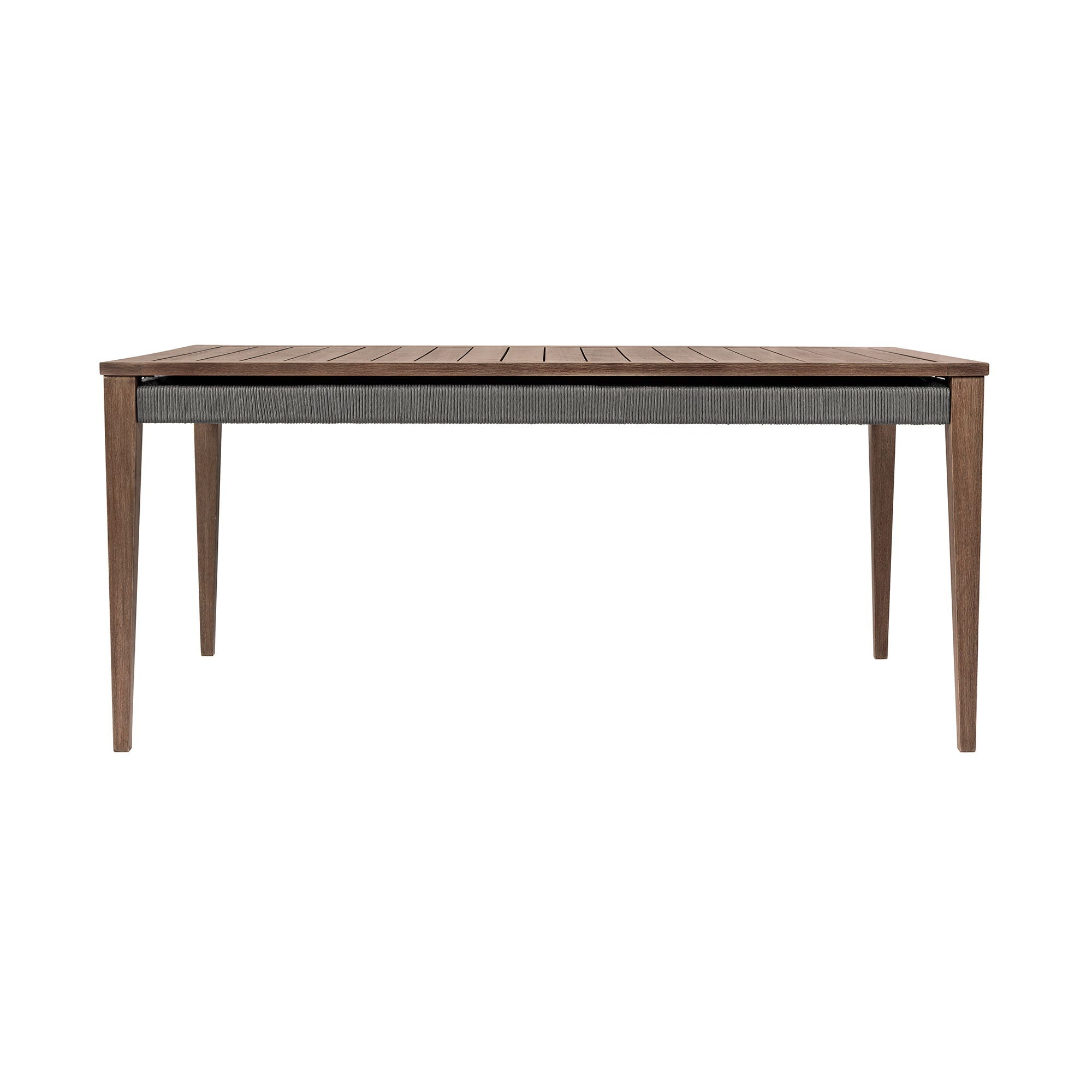 Orbit - Outdoor Patio Dining Table - Weathered Eucalyptus - Premium Dining Tables from Armen Living - Just $1437.50! Shop now at brett interiors