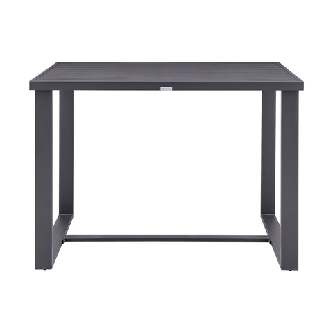 Menorca - Outdoor Patio Bar Height Dining Table - Aluminum - Premium Dining Tables from Armen Living - Just $1350! Shop now at brett interiors