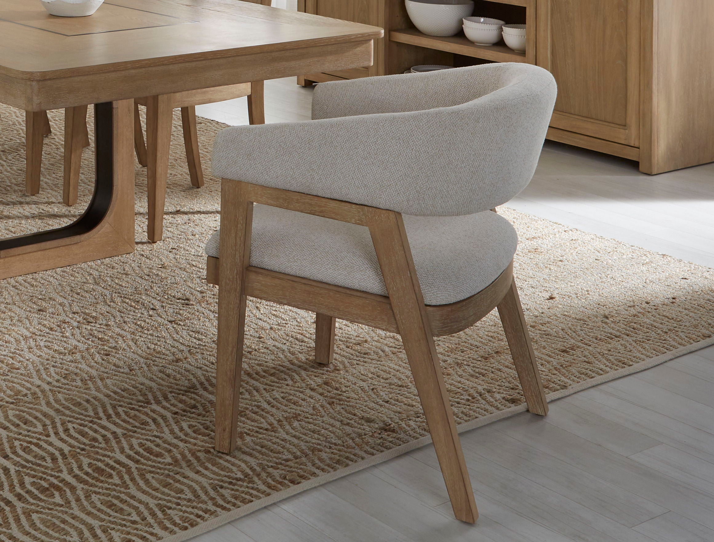 Escape - Dining Barrel Dining Chair (Set of 2) - Glazed Natural Oak Mirage Mist - Premium Dining Chairs from Parker House - Just $700! Shop now at brett interiors