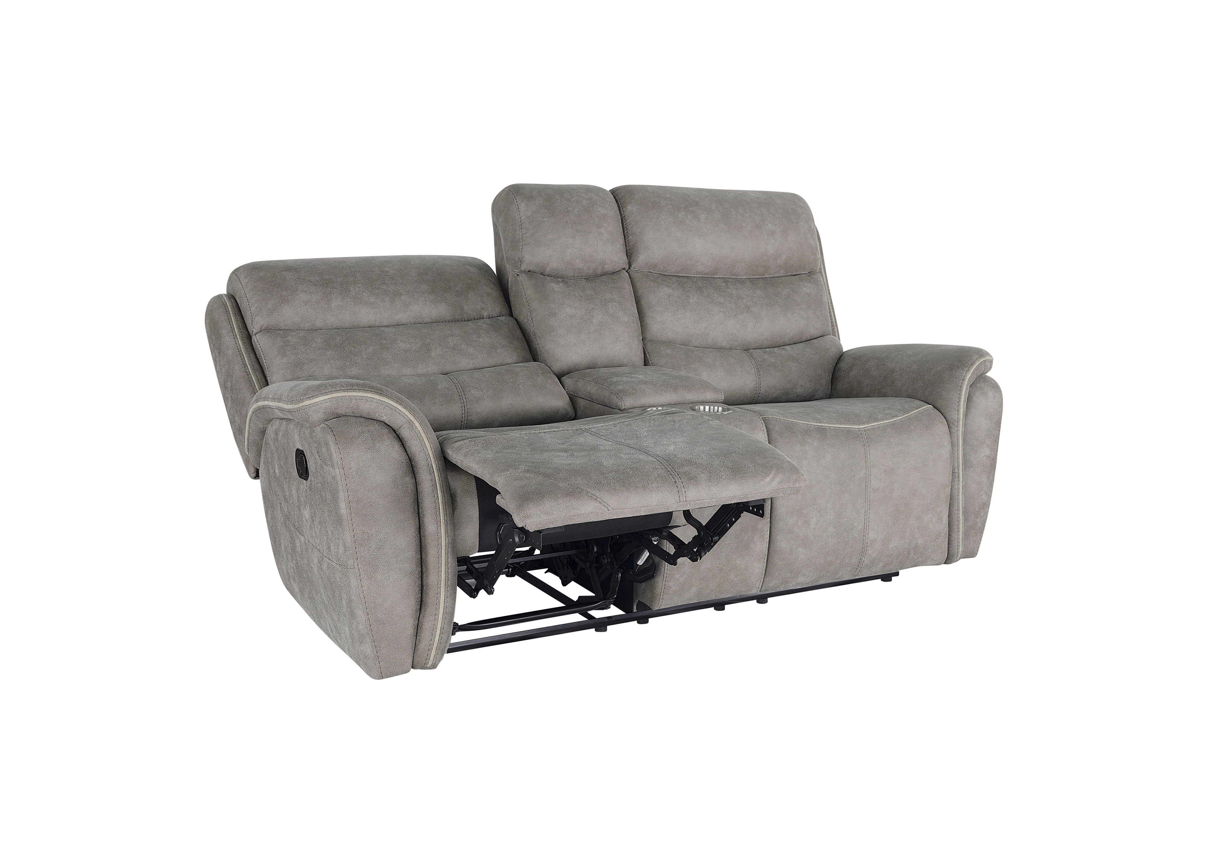 Kamari - Reclining Console Loveseat - Premium Reclining Loveseats from New Classic - Just $1072.50! Shop now at brett interiors