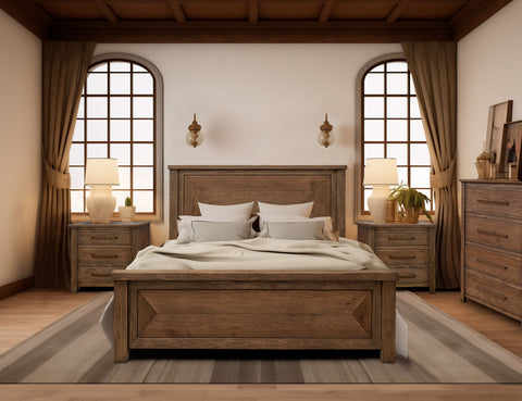 Novus Lodge - Panel Bed - Premium Panel Beds from International Furniture Direct - Just $1337.50! Shop now at brett interiors