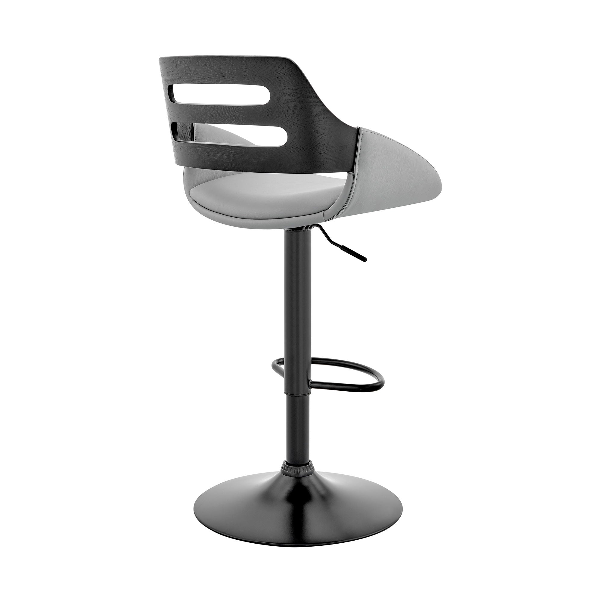 Karter - Adjustable Bar Stool - Premium Adjustable Height from Armen Living - Just $220! Shop now at brett interiors