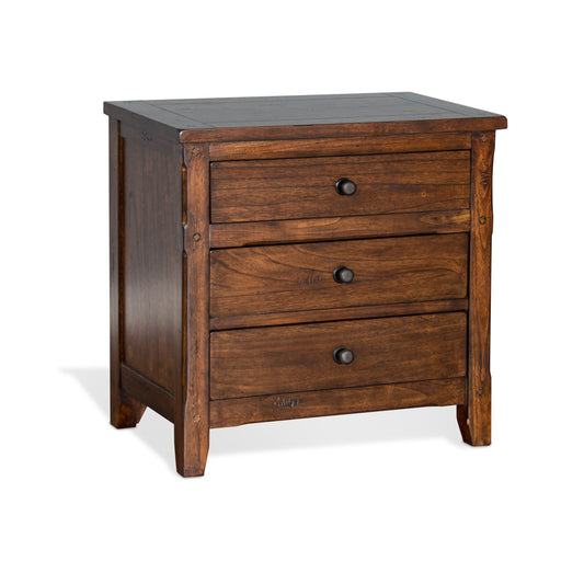 Santa Fe - Petite Nightstand - Dark Brown - Premium Accent Nightstands from Sunny Designs - Just $482! Shop now at brett interiors