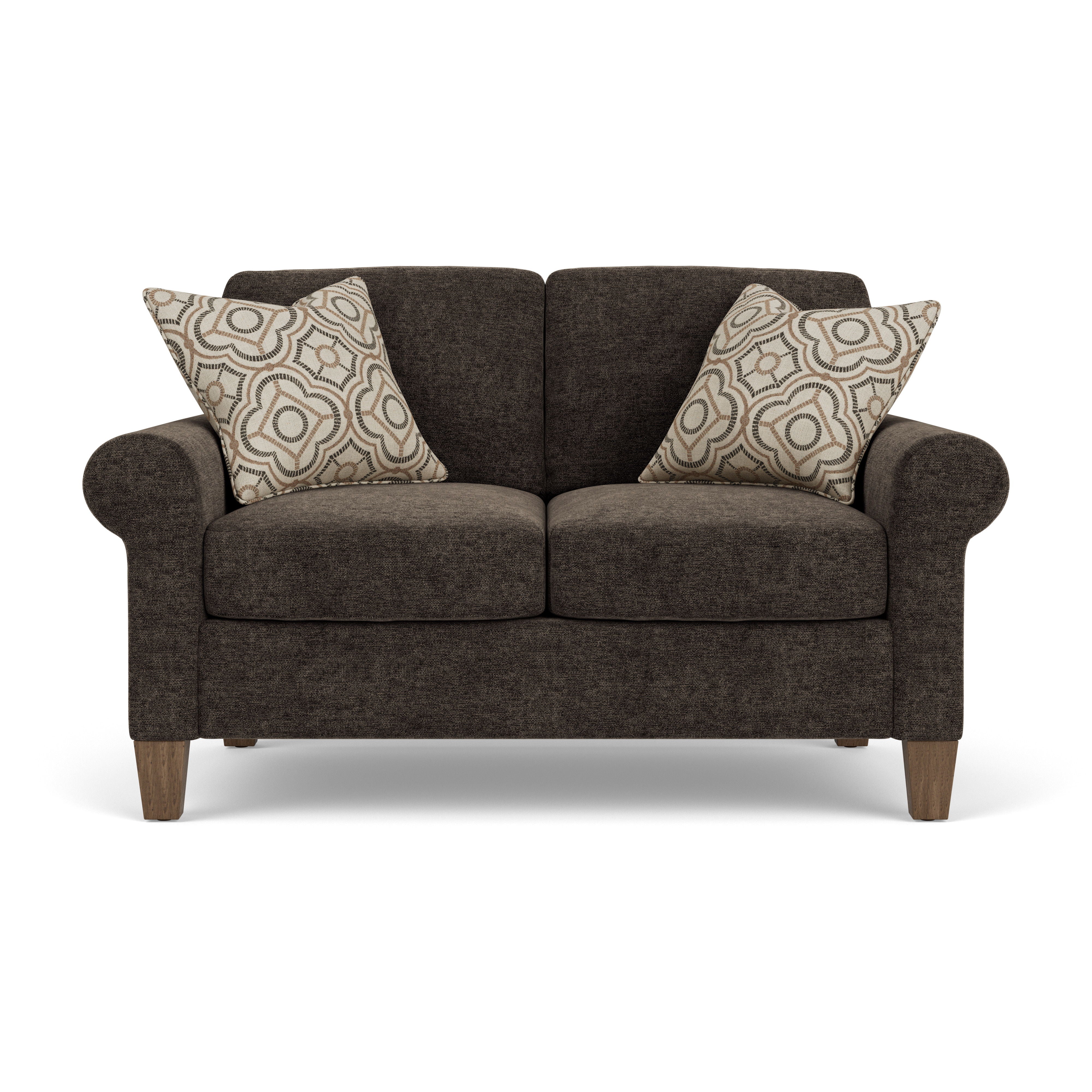 Moxy - Loveseat (Roll Arms) - Premium Stationary Loveseats from Flexsteel - Just $1875! Shop now at brett interiors