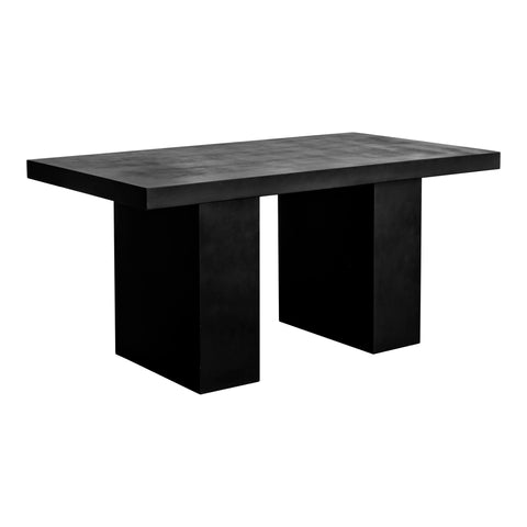 Aurelius - 2 Outdoor Dining Table - Black - Concrete - Premium Dining Tables from Moe's Home Collection - Just $3497.50! Shop now at brett interiors