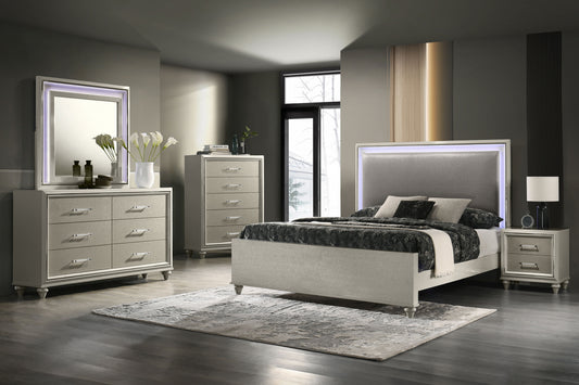 Lumina - Nightstand - Silver - Premium Accent Nightstands from New Classic - Just $225! Shop now at brett interiors