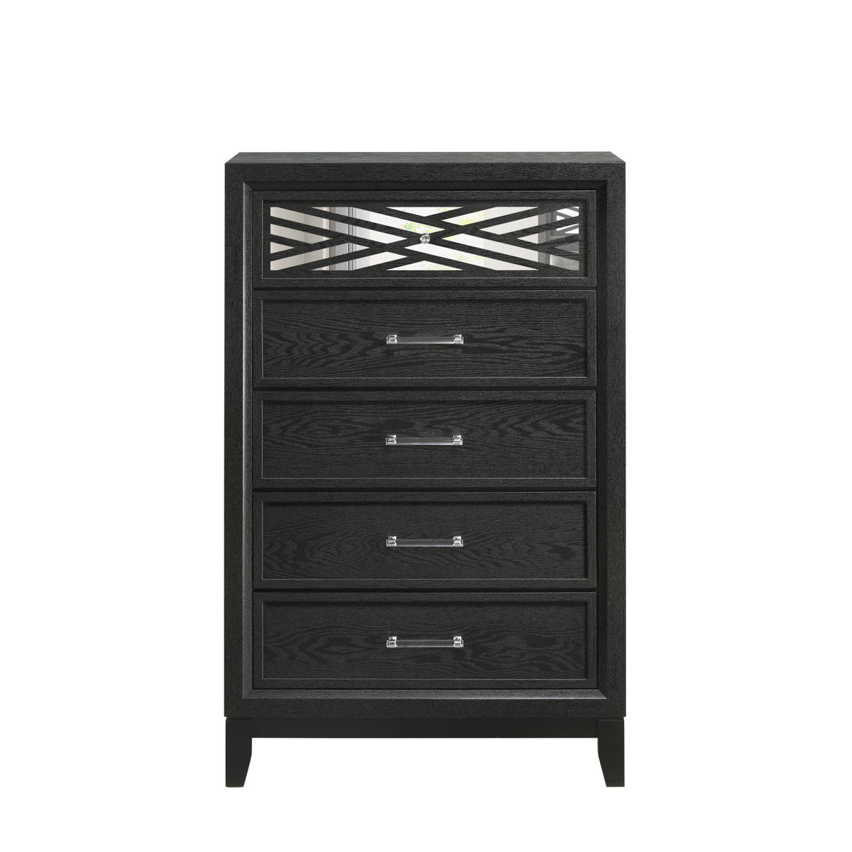 Obsidian - Chest - Black - Premium Accent Chests from New Classic - Just $450! Shop now at brett interiors