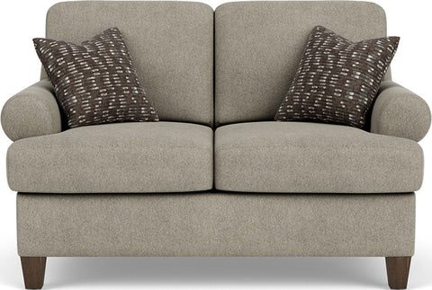 Moxy - Loveseat (Roll Arms And T-Shaped Cushions) - Premium Stationary Loveseats from Flexsteel - Just $1875! Shop now at brett interiors