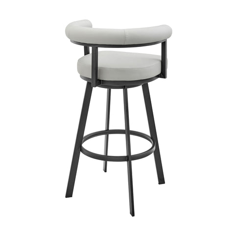 Magnolia - Swivel Stool - Black Metal - Premium Counter Height (24"-27") from Armen Living - Just $395! Shop now at brett interiors