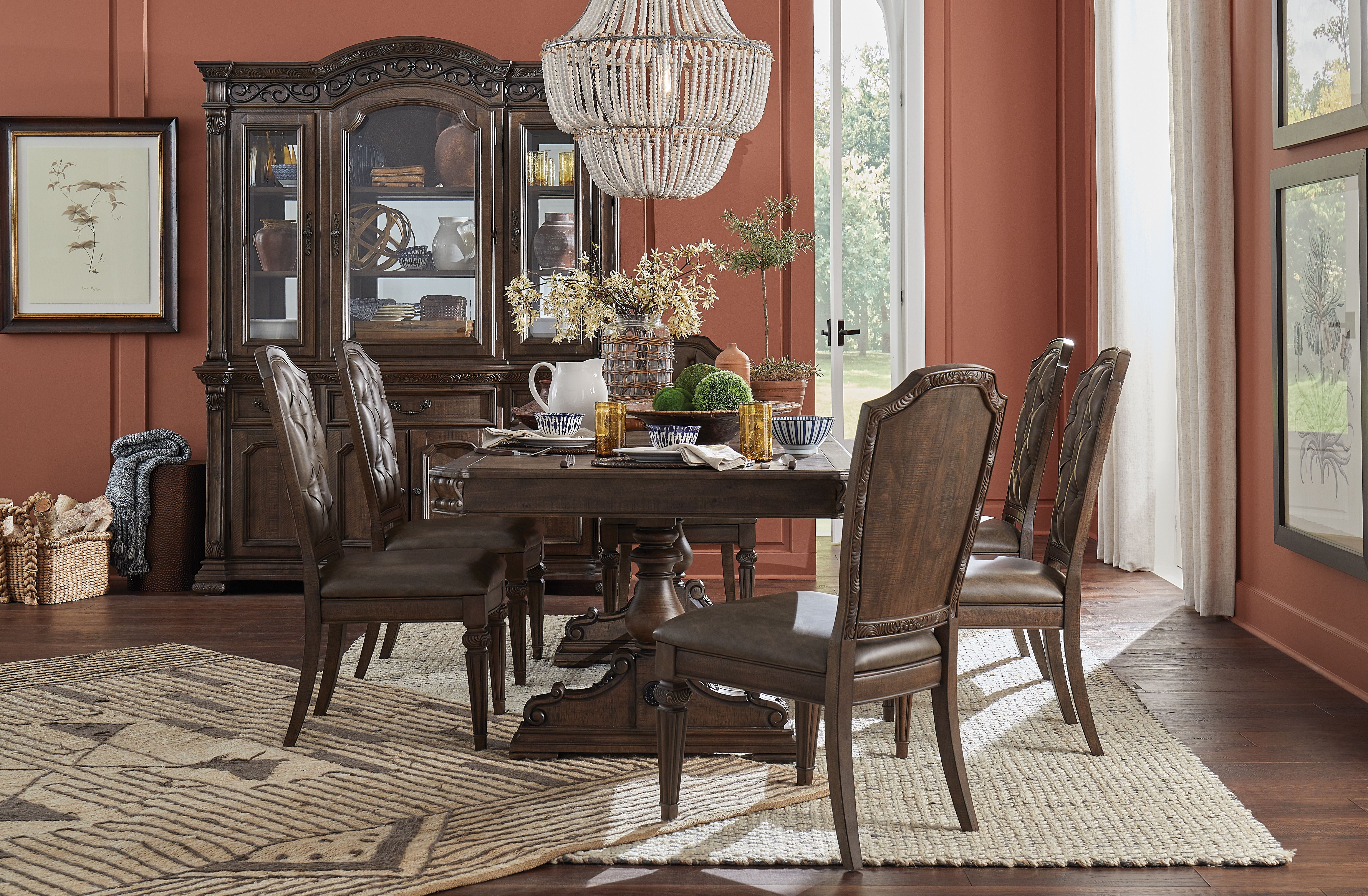 Durango - Wood Dining Side Chair With Upholstered Seat and Back (Set of 2) - Willadeene Brown - Premium Chair Sets from Magnussen Furniture - Just $1185! Shop now at brett interiors