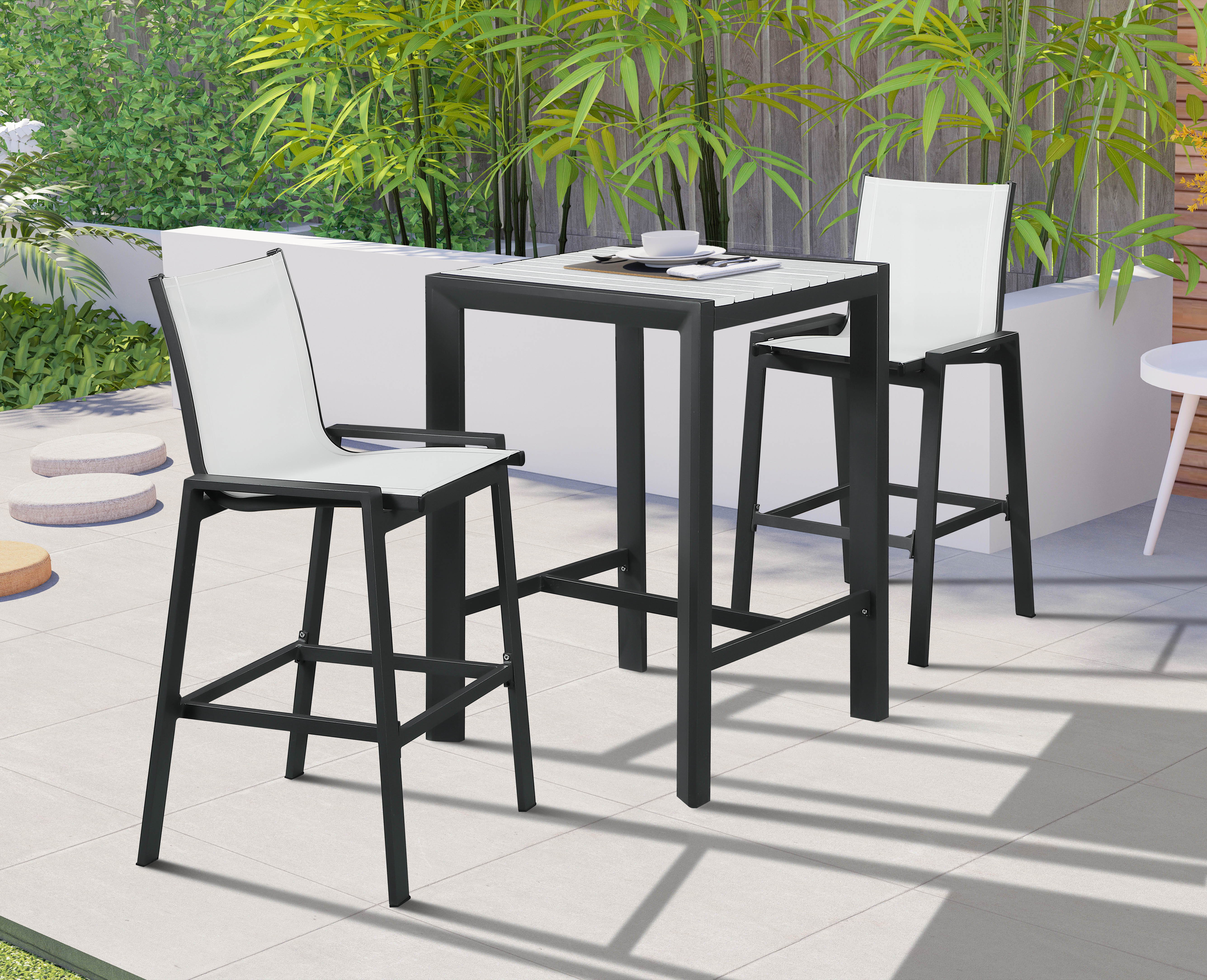 Nizuc - Outdoor Patio Square Bar Table - Premium Bar Tables from Meridian Furniture - Just $712.50! Shop now at brett interiors