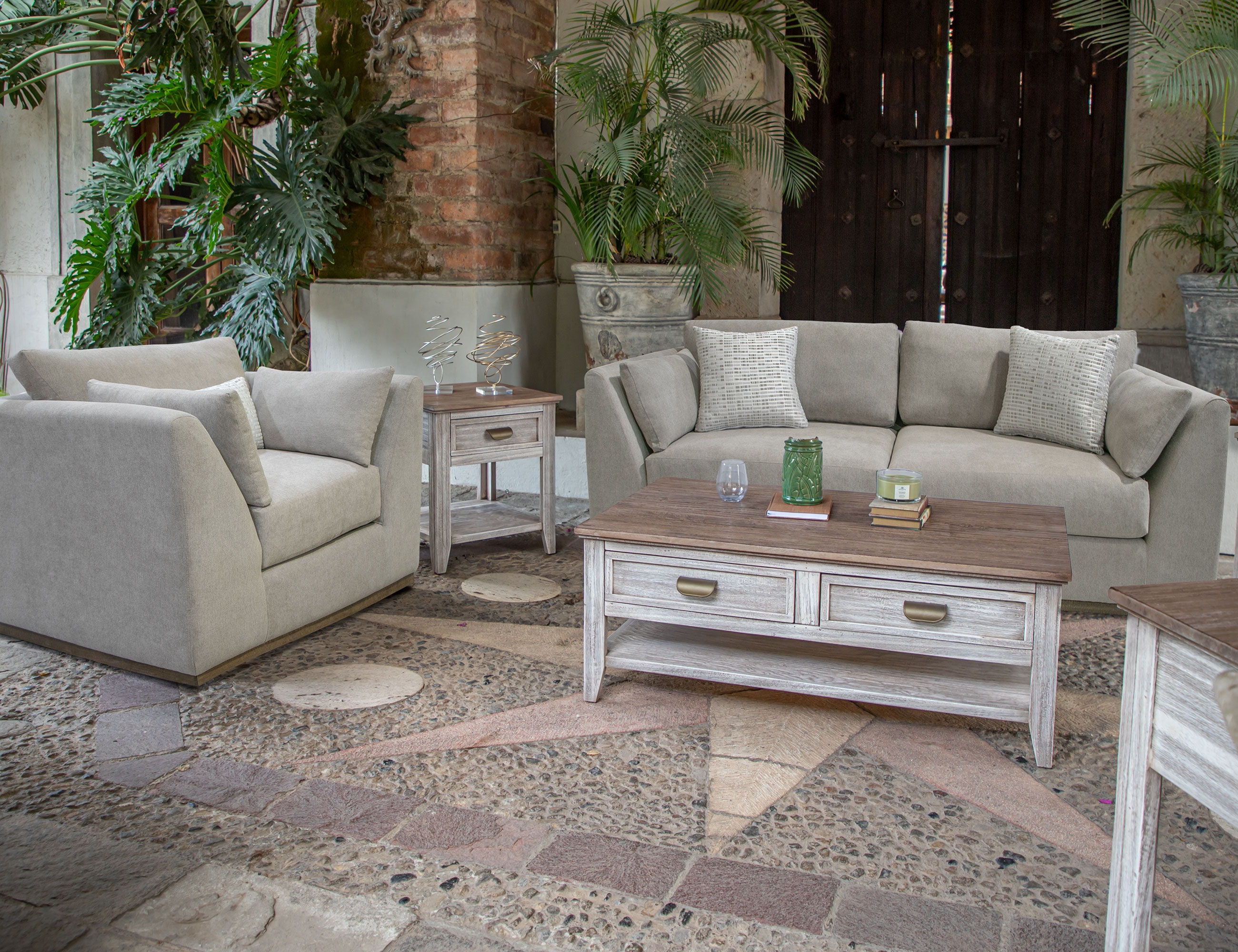 Vallarta - Loveseat - Premium Stationary Loveseats from International Furniture Direct - Just $1375! Shop now at brett interiors