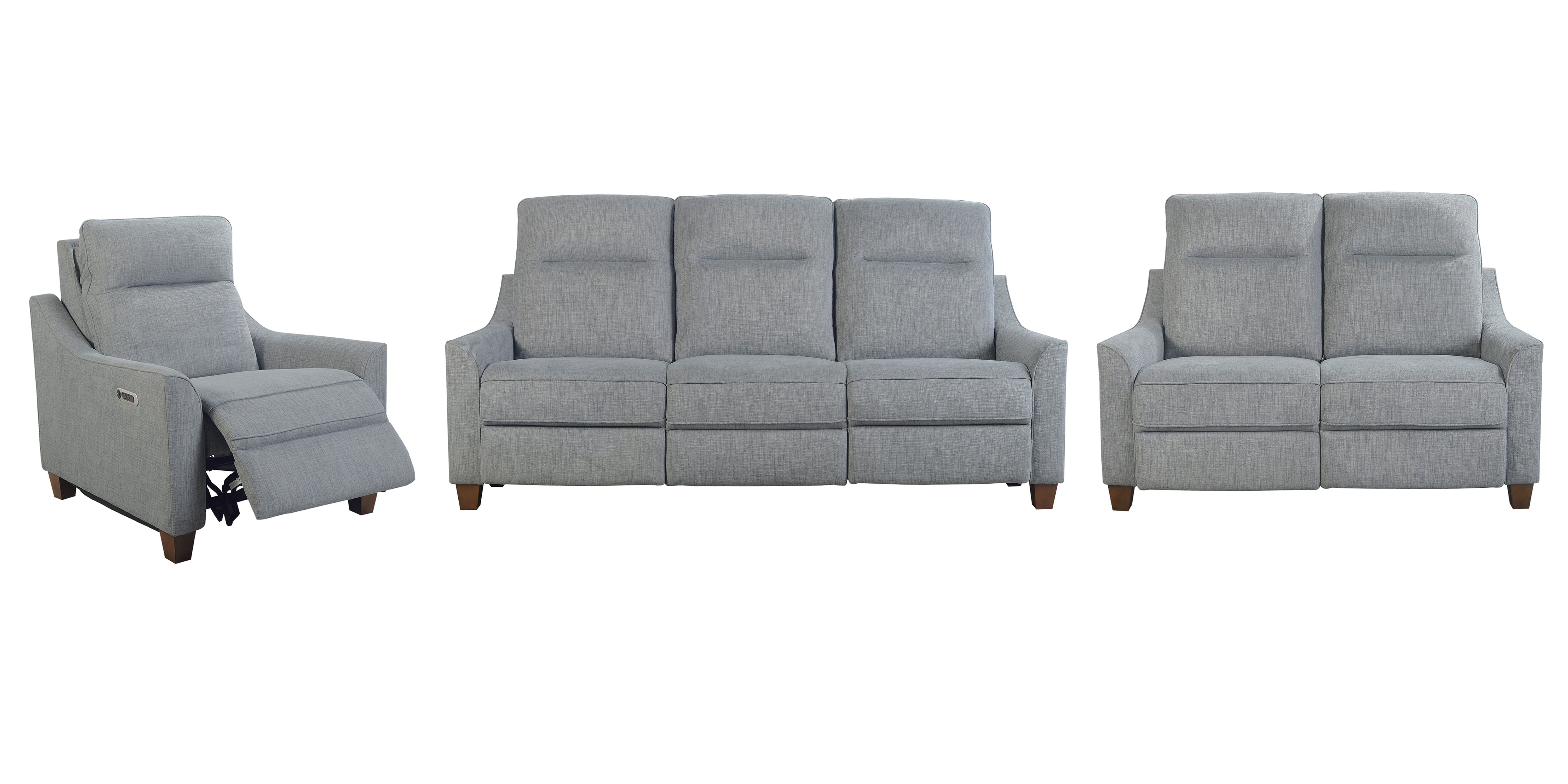 Madison - Power Reclining Sofa Loveseat And Recliner - Premium 3 Piece Living Room Sets from Parker Living - Just $4517.50! Shop now at brett interiors