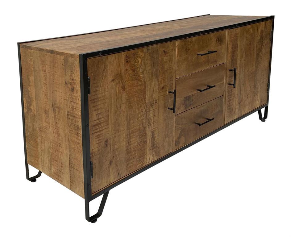 Woodson - Two Door Three Drawer Credenza - Blaise Natural - Premium Credenzas from Coast2Coast Home - Just $3300! Shop now at brett interiors