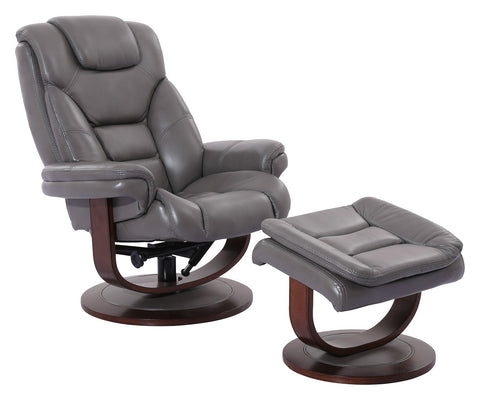 Monarch - Manual Reclining Swivel Chair and Ottoman - Premium Reclining Chair & Ottoman from Parker Living - Just $947.50! Shop now at brett interiors