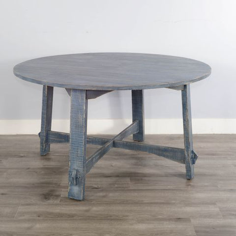 Marina - 54" Round Table - Ocean Blue - Premium Dining Tables from Sunny Designs - Just $657! Shop now at brett interiors