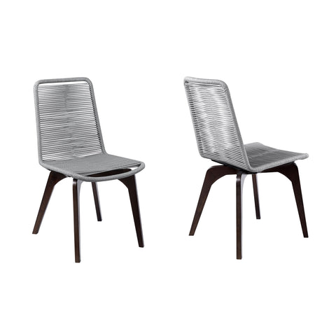 Island - Outdoor Rope Dining Chairs (Set of 2) - Premium Chair Sets from Armen Living - Just $595! Shop now at brett interiors