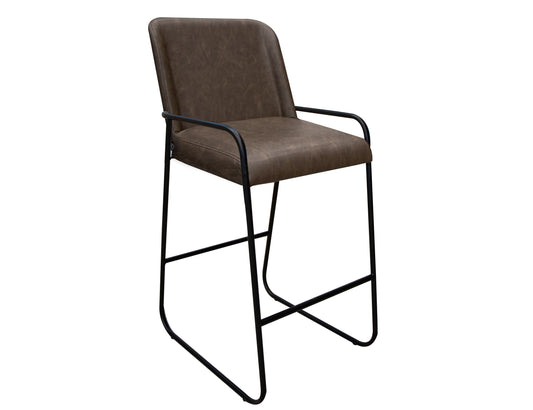 Comala - Bar Stool - Chocolate Brown - Premium Bar Height (28"-30") from International Furniture Direct - Just $412.50! Shop now at brett interiors