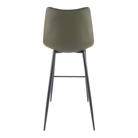 Alibi - Barstool (Set of 2) - Dark Green - Premium Stool Sets from Moe's Home Collection - Just $1147.50! Shop now at brett interiors