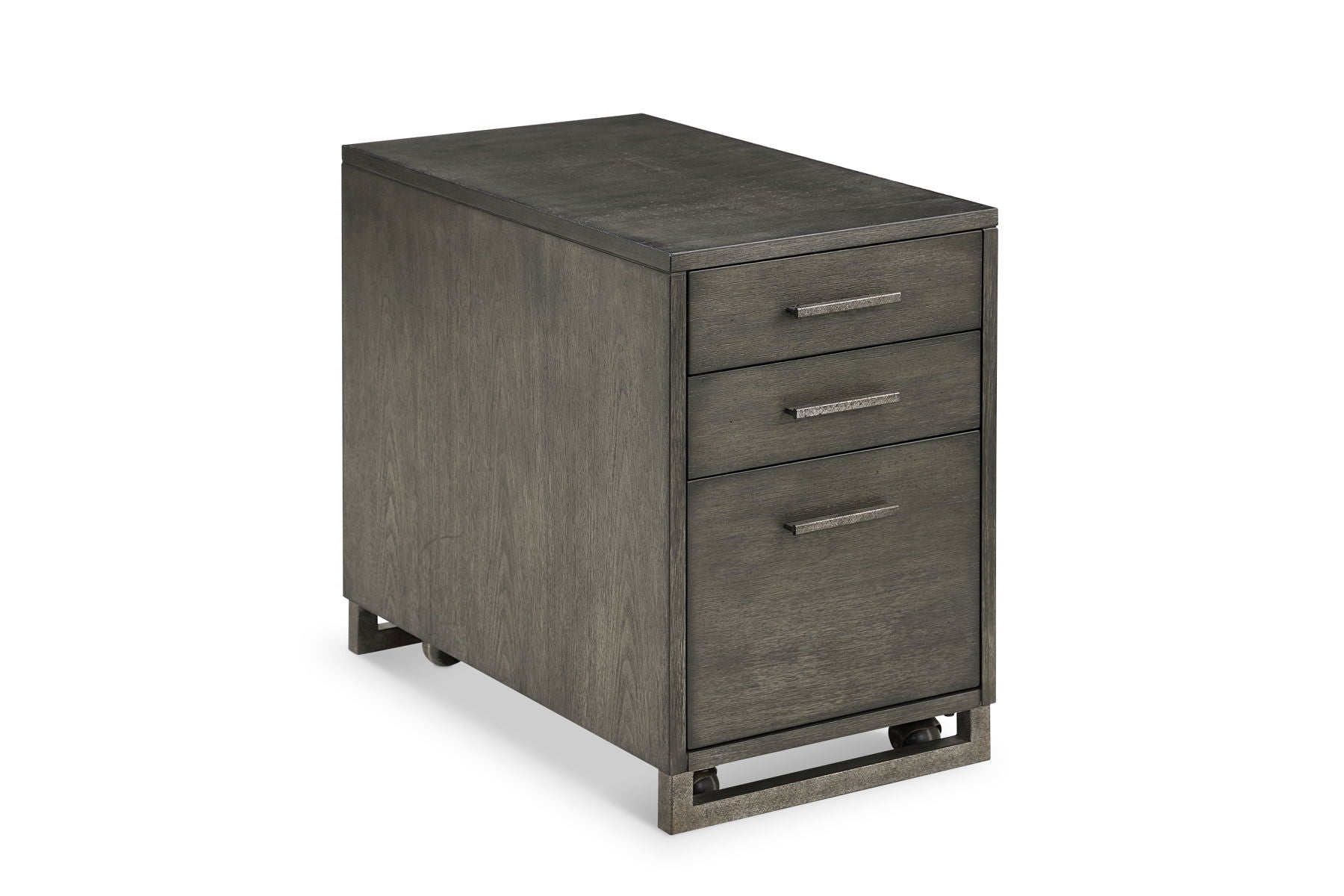 Fulton - Mobile File With Casters - Dark Gray - Premium Filing Cabinets from Magnussen Furniture - Just $669! Shop now at brett interiors