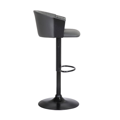 Lydia - Adjustable Wood Bar Stool - Premium Adjustable Height from Armen Living - Just $197.50! Shop now at brett interiors