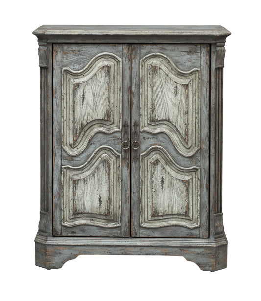 Wyatt - Two Door Wine Cabinet - Kraven Two Tone - Premium Wine Cabinets from Coast2Coast Home - Just $2887.50! Shop now at brett interiors