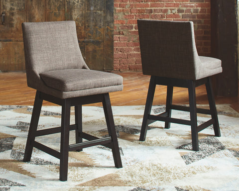 Tallenger - Swivel Barstool (Set of 2) - Premium Stool Sets from Signature Design by Ashley® - Just $444.70! Shop now at brett interiors