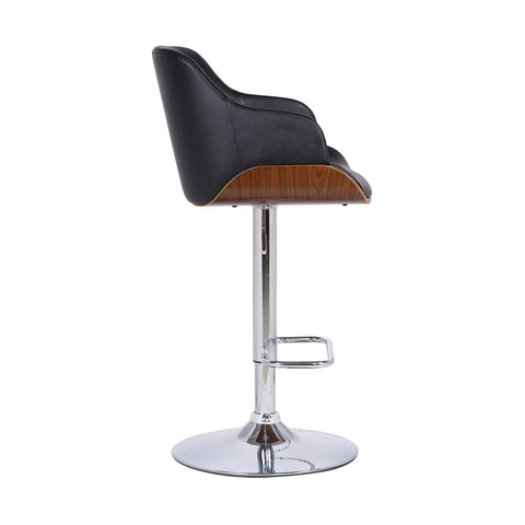 Toby - Adjustable Swivel Bar Stool - Premium Adjustable Height from Armen Living - Just $260! Shop now at brett interiors