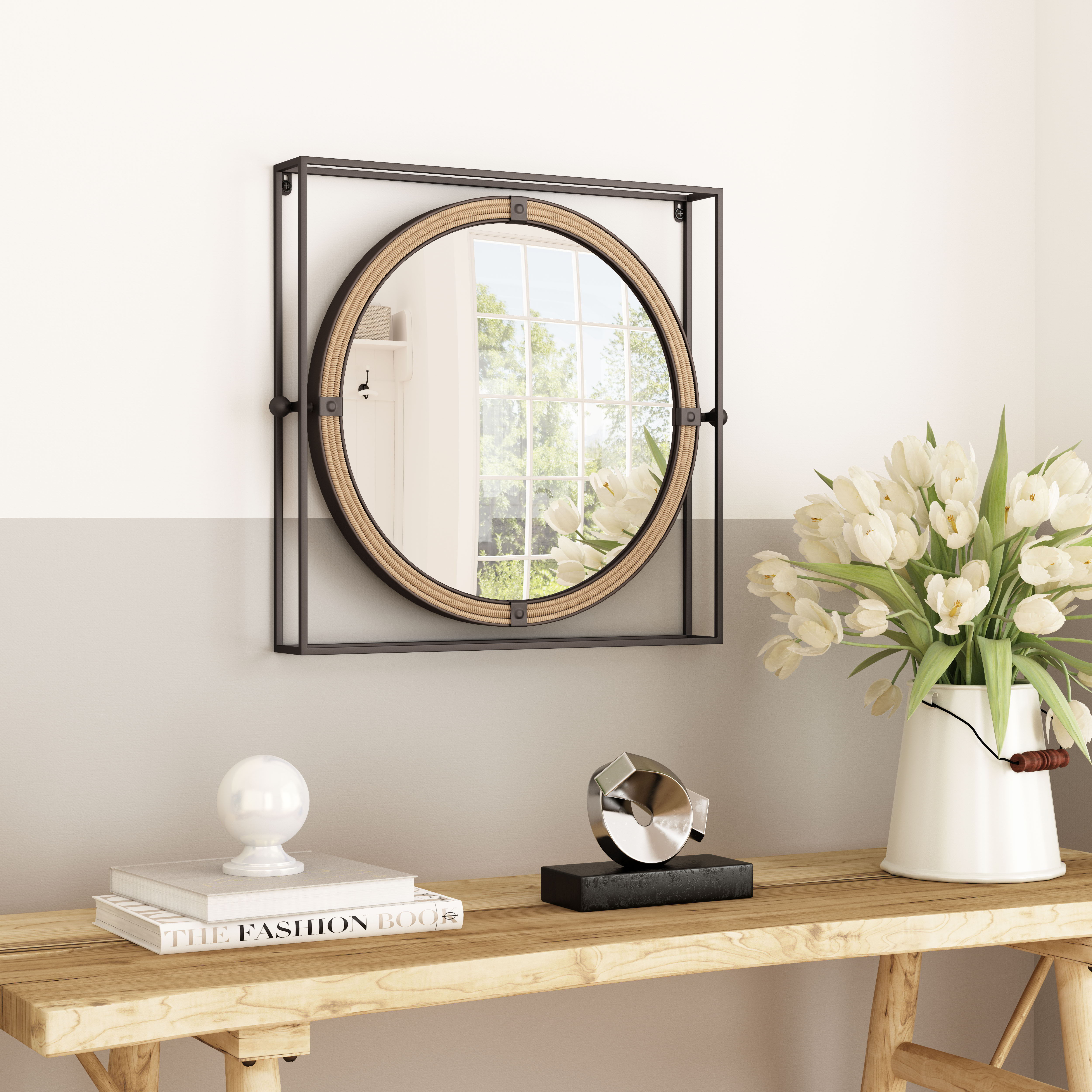 Capell - Mirror - Gray - Premium Accent Mirrors from Zuo Modern - Just $325! Shop now at brett interiors