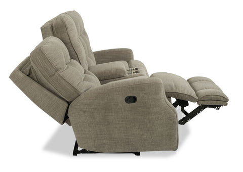 Devon - Loveseat With Console - Premium Reclining Loveseats from Flexsteel - Just $2500! Shop now at brett interiors