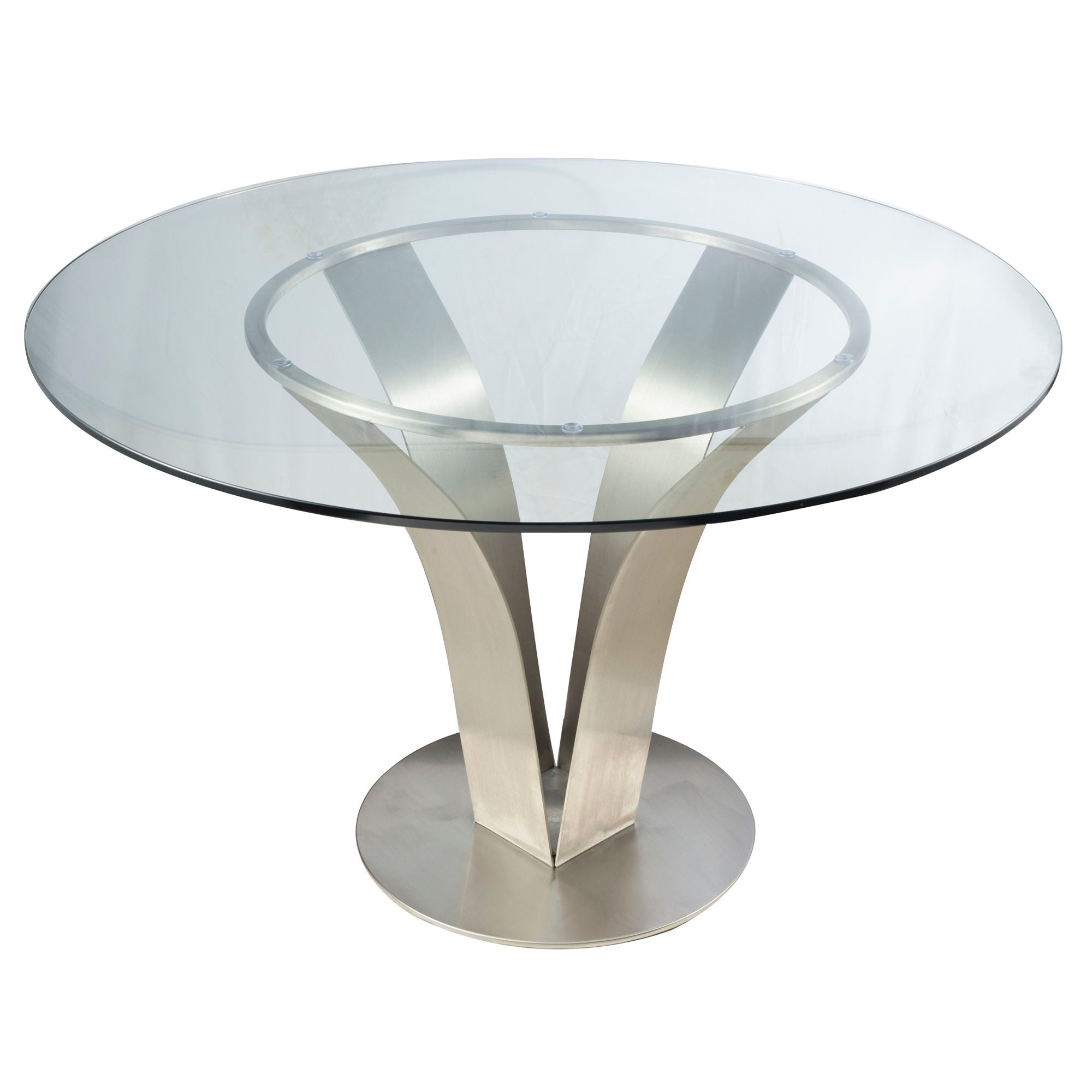 Cleo - Contemporary Dining Table - Clear - Premium Dining Tables from Armen Living - Just $1200! Shop now at brett interiors