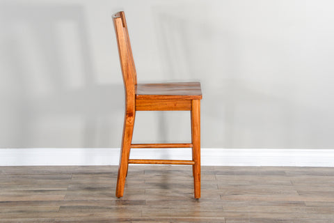 American Modern - T-Back Barstool - Light Brown - Premium Bar Height (28"-30") from Sunny Designs - Just $216! Shop now at brett interiors