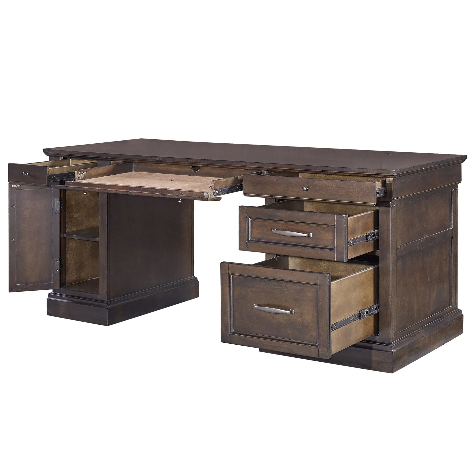 Shoreham - Pedestal Desk - Premium Writing Desks from Parker House - Just $1622.50! Shop now at brett interiors