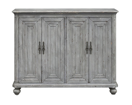 Hattie - Four Door Credenza - Cade Blue Gray - Premium Credenzas from Coast2Coast Home - Just $3712.50! Shop now at brett interiors