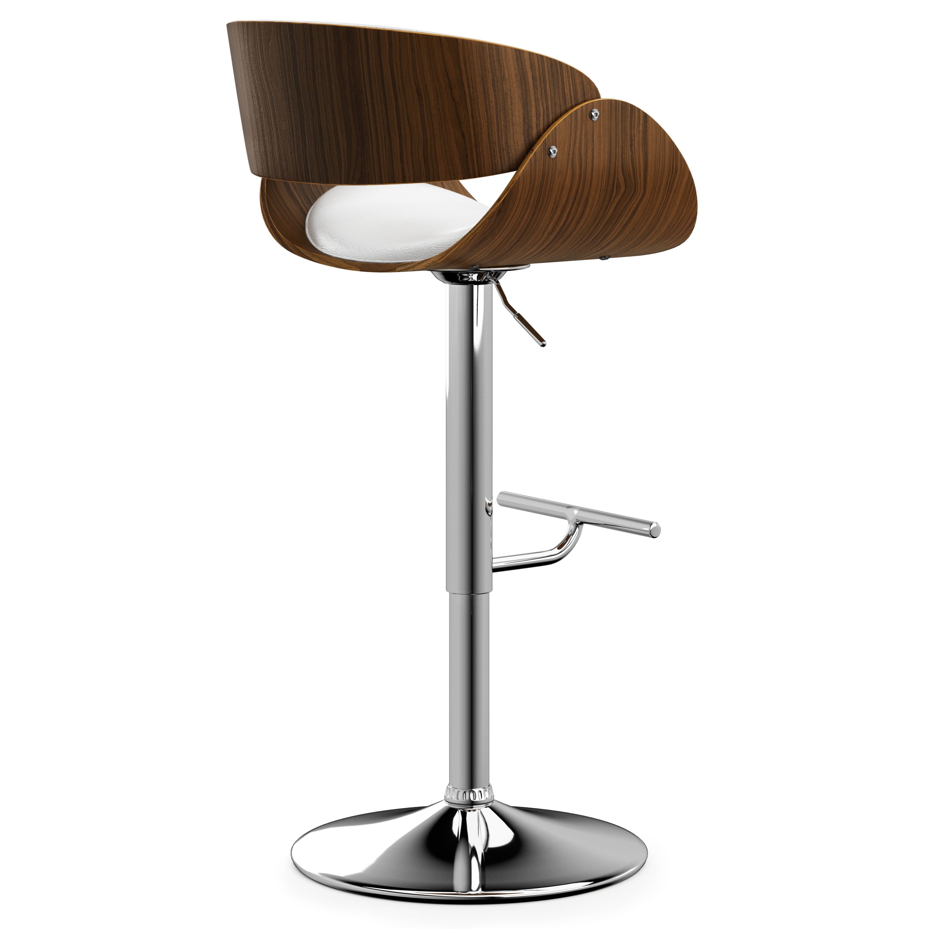 Amery - Adjustable Swivel Bar Stool - Premium Bar Height (28"-30") from Simpli Home - Just $189! Shop now at brett interiors