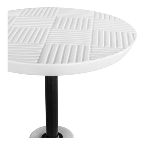 Foundation - Outdoor Accent Table - White - Premium Side Tables from Moe's Home Collection - Just $747.50! Shop now at brett interiors